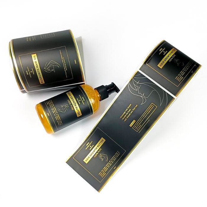 Custom shampoo label manufacturer wholesale