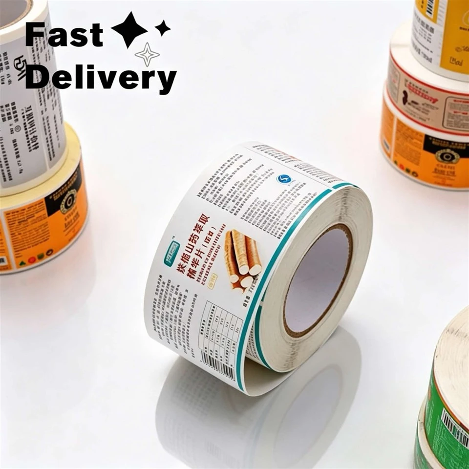Custom Waterproof Self-Adhesive Packaging Labels For Beverage&Food Bottles suppliers