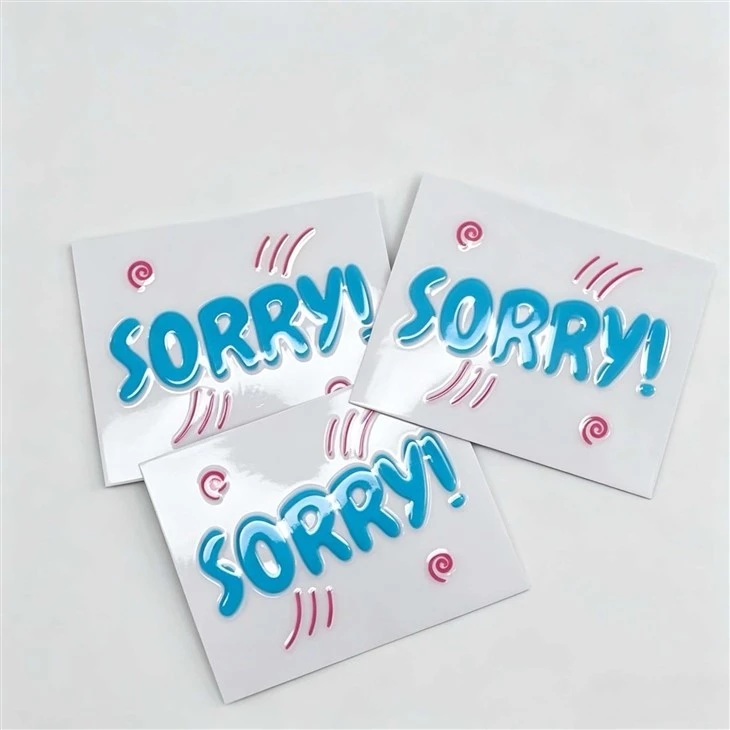 Custom 3D Metal Nickel Electroformed Logo Transfer Sticker factory