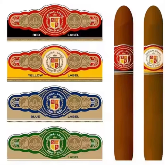 Custom Gold Cigar Band Labels factory