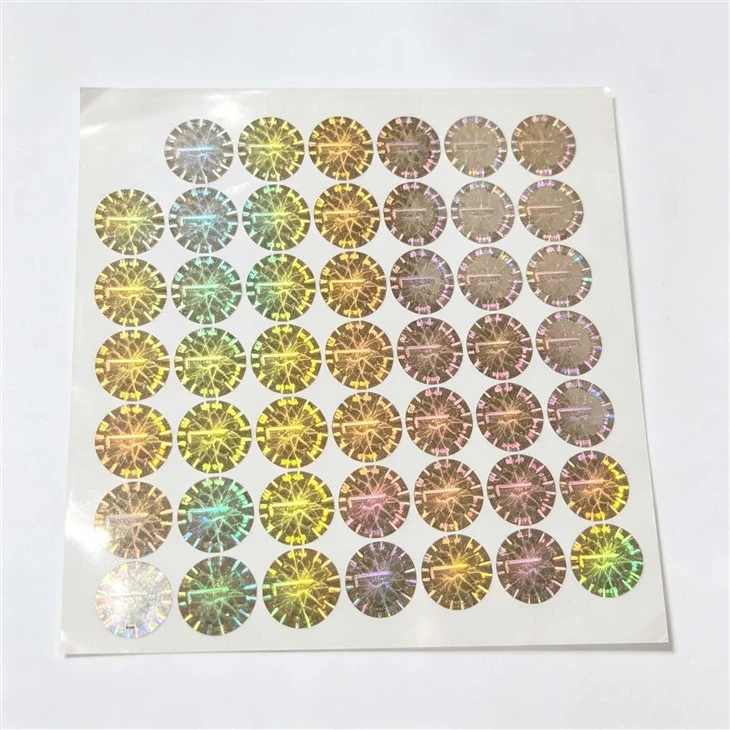 Personalized Printed Laser Hologram Secure Anti-counterfeit Adhesive Labels suppliers
