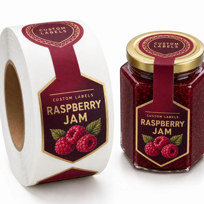 Custom Jar Labels With Neck Seals