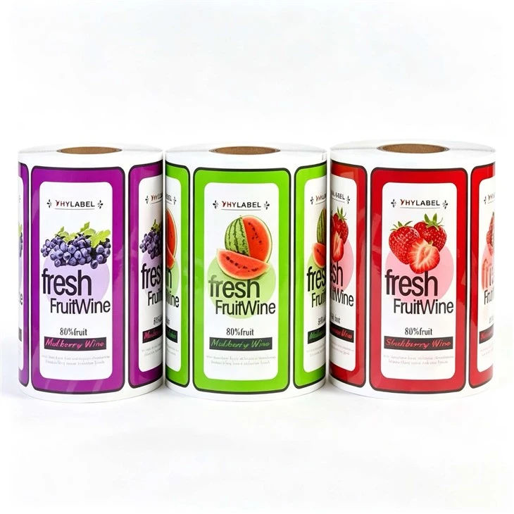 Personalized Adhesive Labels For Beverage And Juice Containers factory