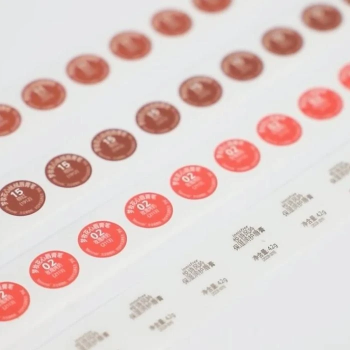Custom Lipstick Bottom Shade Labels factory
