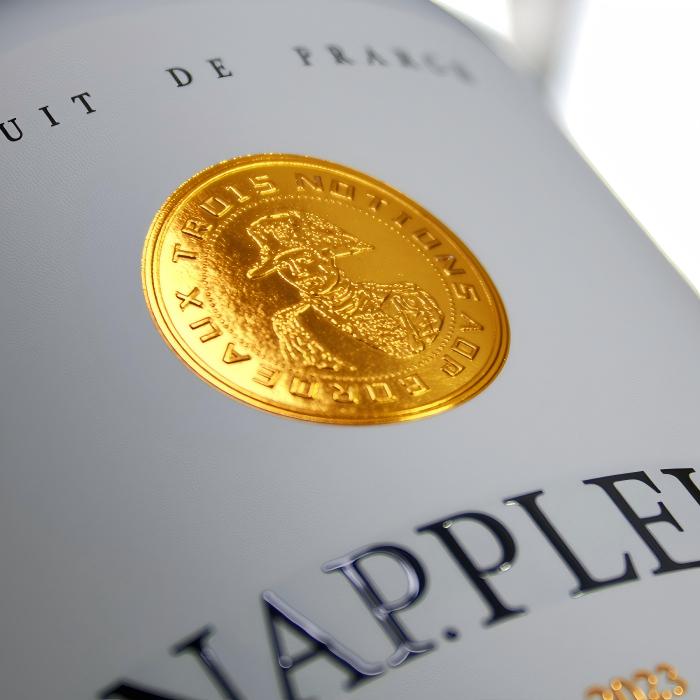 Custom Printed Brand Logo Wine Bottle Packaging Labels Self-Adhesive Roll Labels