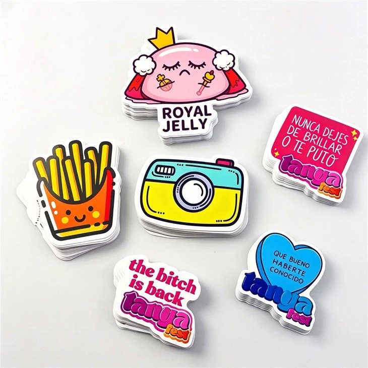 Custom Waterproof Die-cut Vinyl PVC Printed Cartoon Stickers factory