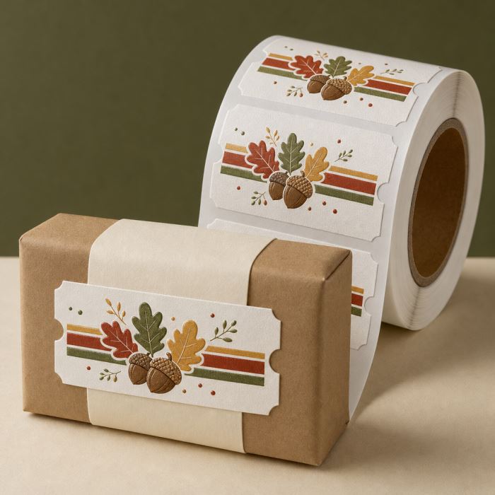 Custom Thanksgiving Seal Stickers