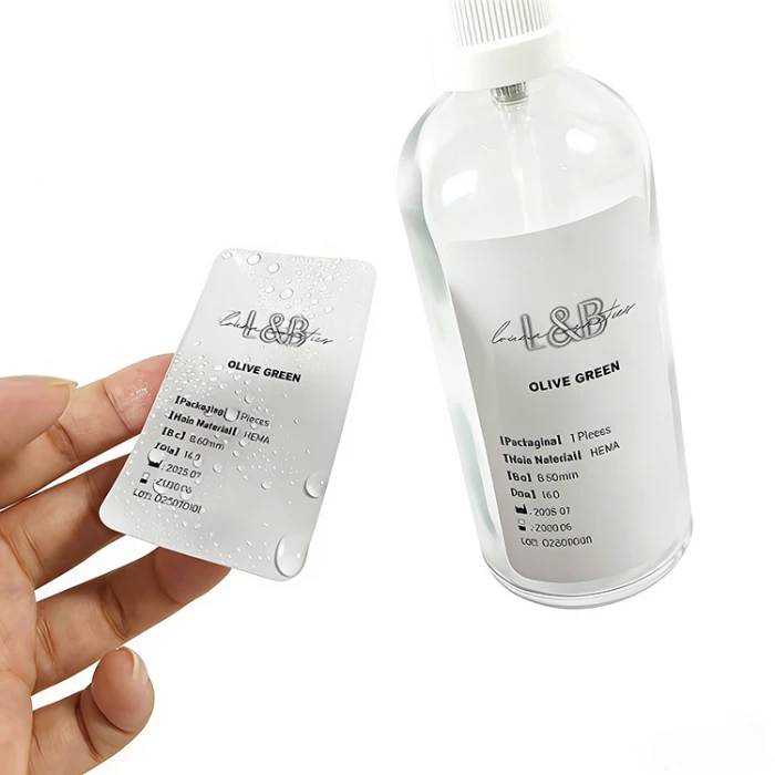 Custom Waterproof UV Gold Foil Labels For Personal Care Products
