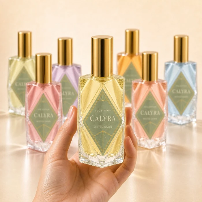Custom Waterproof Vinyl Perfume Bottle Labels For Essential Oil & Cosmetic Packaging suppliers