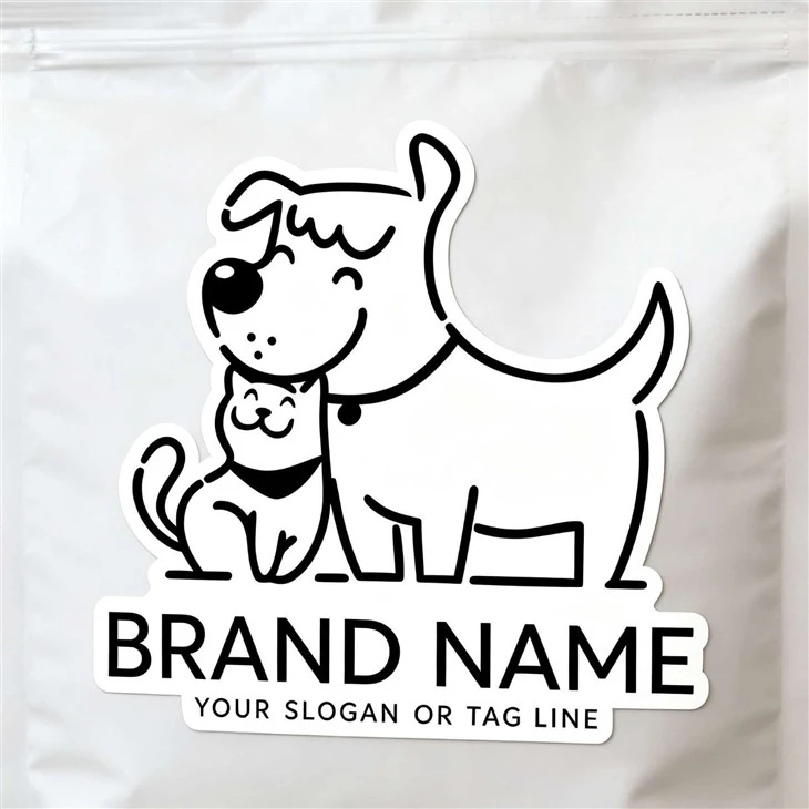 Personalized Waterproof Die-cut Vinyl Pet Brand Adhesive Decals suppliers