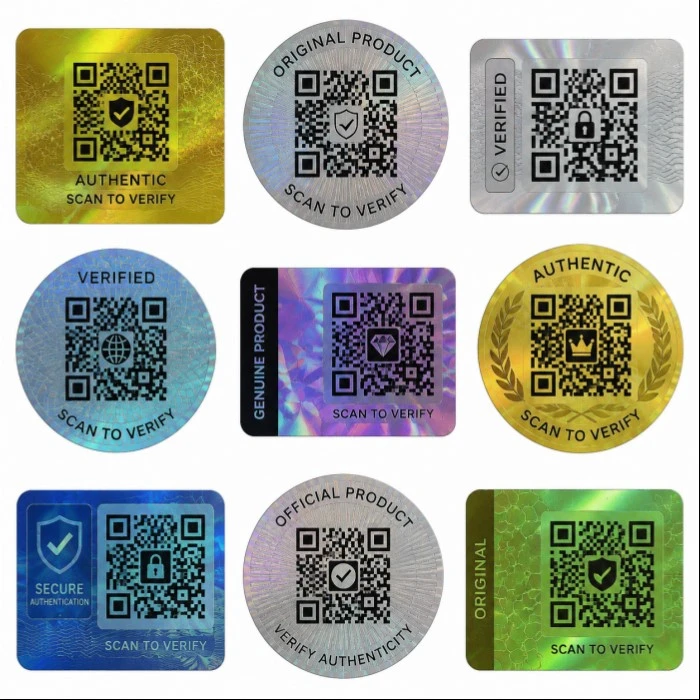 PET security stickers PET security stickers