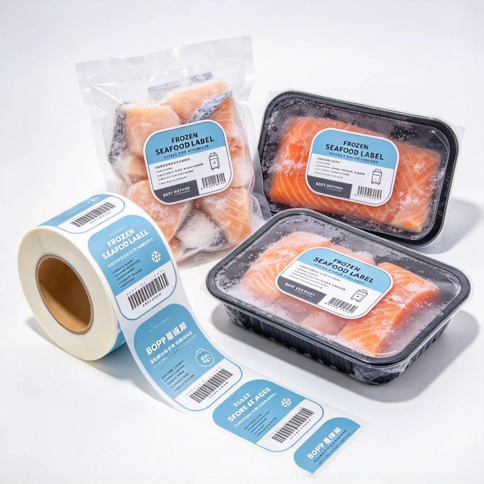 frozen seafood labels frozen seafood labels
