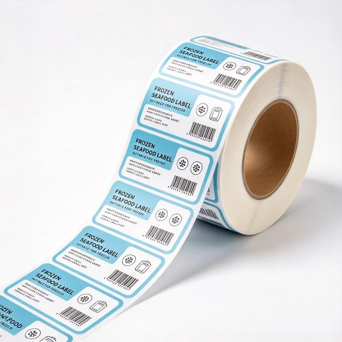 BOPP seafood labels BOPP seafood labels