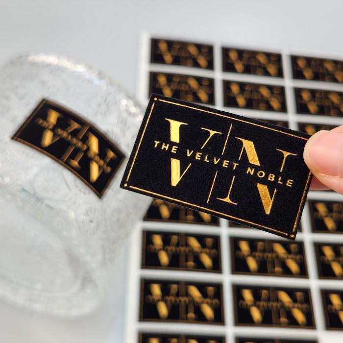 gold foil logo labels gold foil logo labels