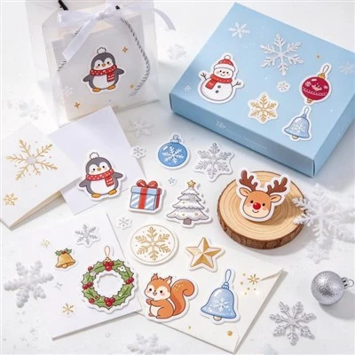 Christmas Winter Animal Stickers