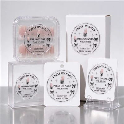 Custom 3D UV DTF Silver Foil Transfer Stickers