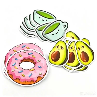 Custom Waterproof Die-cut Vinyl PVC Printed Cartoon Stickers