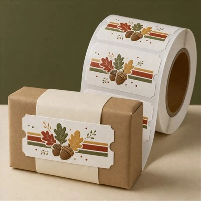 Custom Thanksgiving Seal Stickers