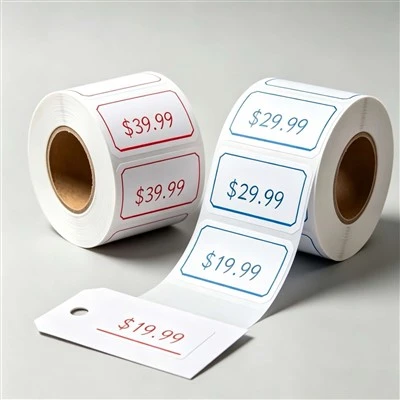Multilayer Custom Garment Paper Back Adhesive Labels