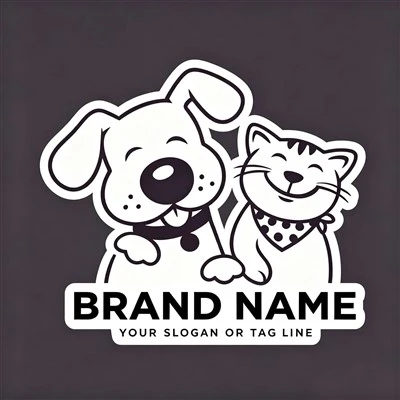 Personalized Waterproof Die-cut Vinyl Pet Brand Adhesive Decals