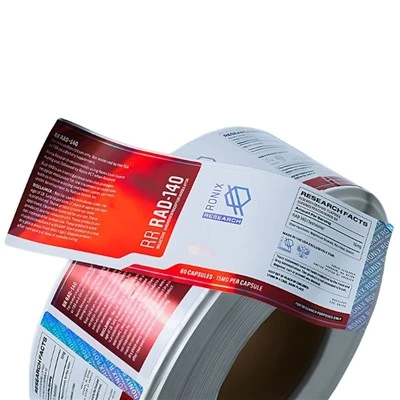 Supplement Bottle Labels Printing