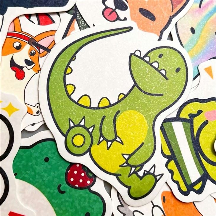 Premium Custom Waterproof Vinyl Printed Stickers factory